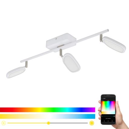 Eglo - LED RGB Spotlampe PALOMBARE-C 3xLED/5W/230V