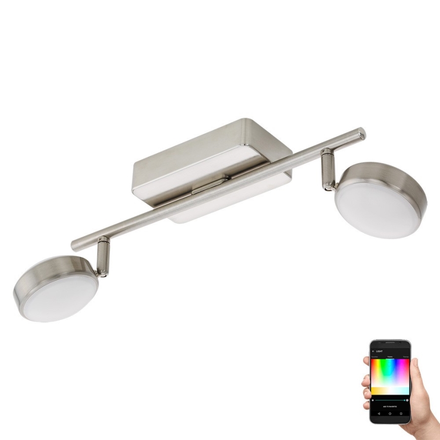 Eglo 97715 - LED RGB Dæmpbar spot CORROPOLI-C 2xLED/5W/230V