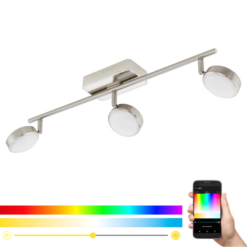 Eglo - LED RGB Spotlampe CORROPOLI-C 3xLED/5W/230V