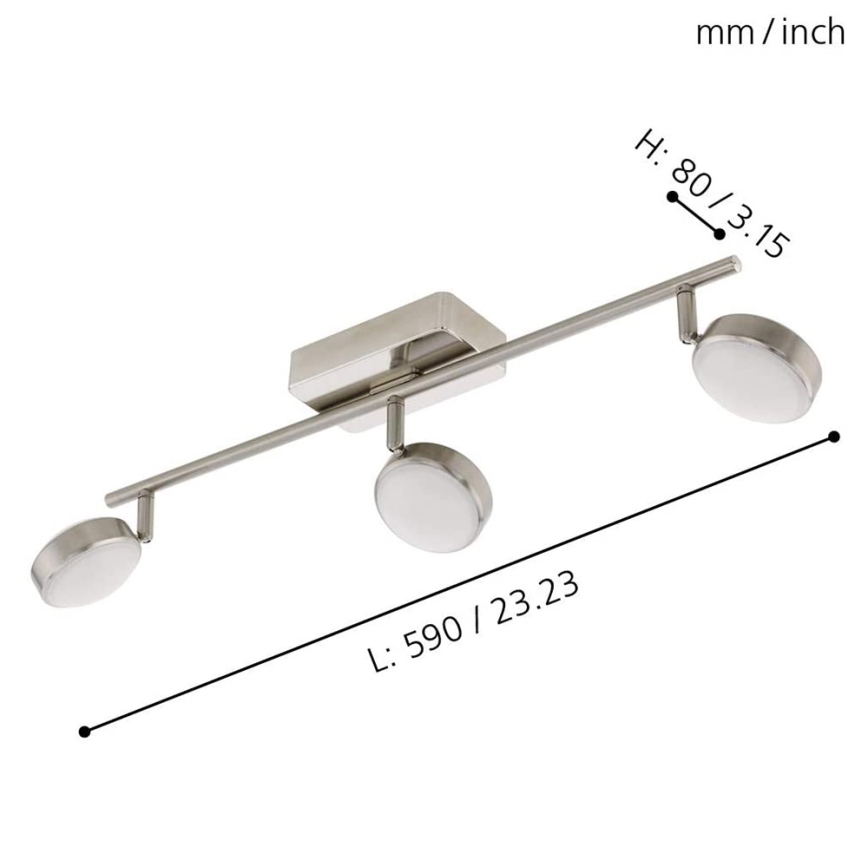 Eglo - LED RGB Spotlampe CORROPOLI-C 3xLED/5W/230V