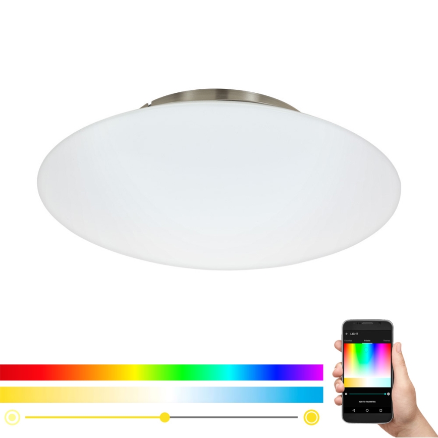 Eglo 97811 - LED RGB dæmpbar loftlampe FRATTINA-C LED/27W/230V
