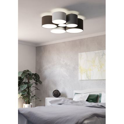 Eglo - Loftlampe 6xE27/40W/230V