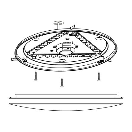 Eglo - LED loftlampe LED/14,6W/230V