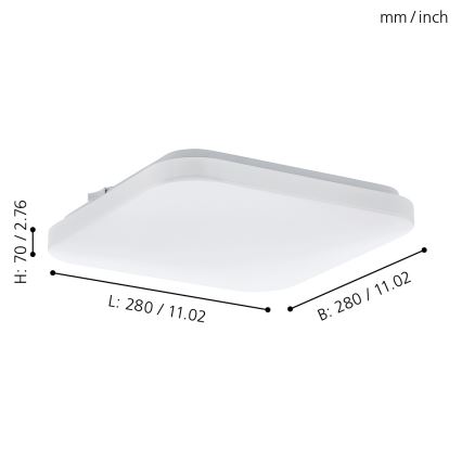 Eglo - LED loftsbelysning LED/11,5W/230V