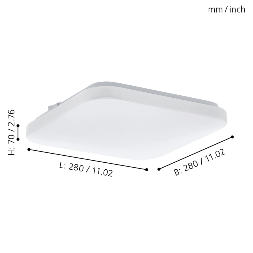 Eglo - LED loftsbelysning LED/11,5W/230V