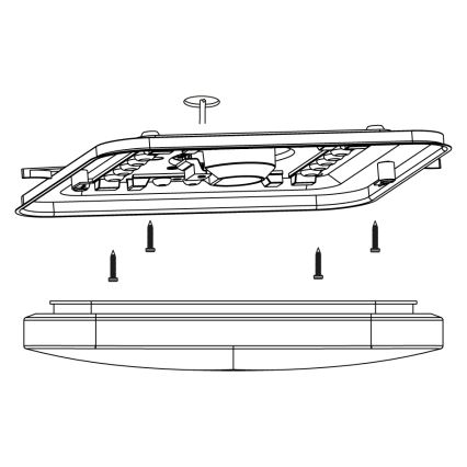 Eglo - LED loftsbelysning LED/11,5W/230V