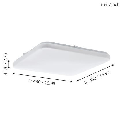 Eglo - LED loftsbelysning LED/33,5W/230V