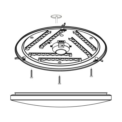 Eglo - LED loftlampe LED/33,5W/230V