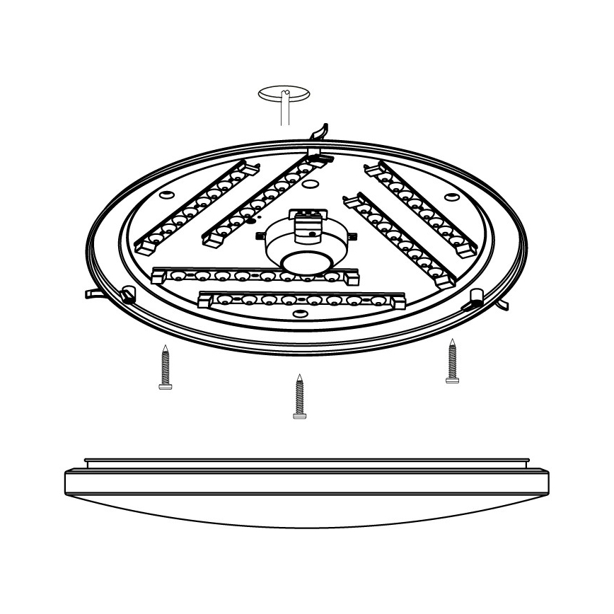 Eglo - LED loftlampe LED/33,5W/230V