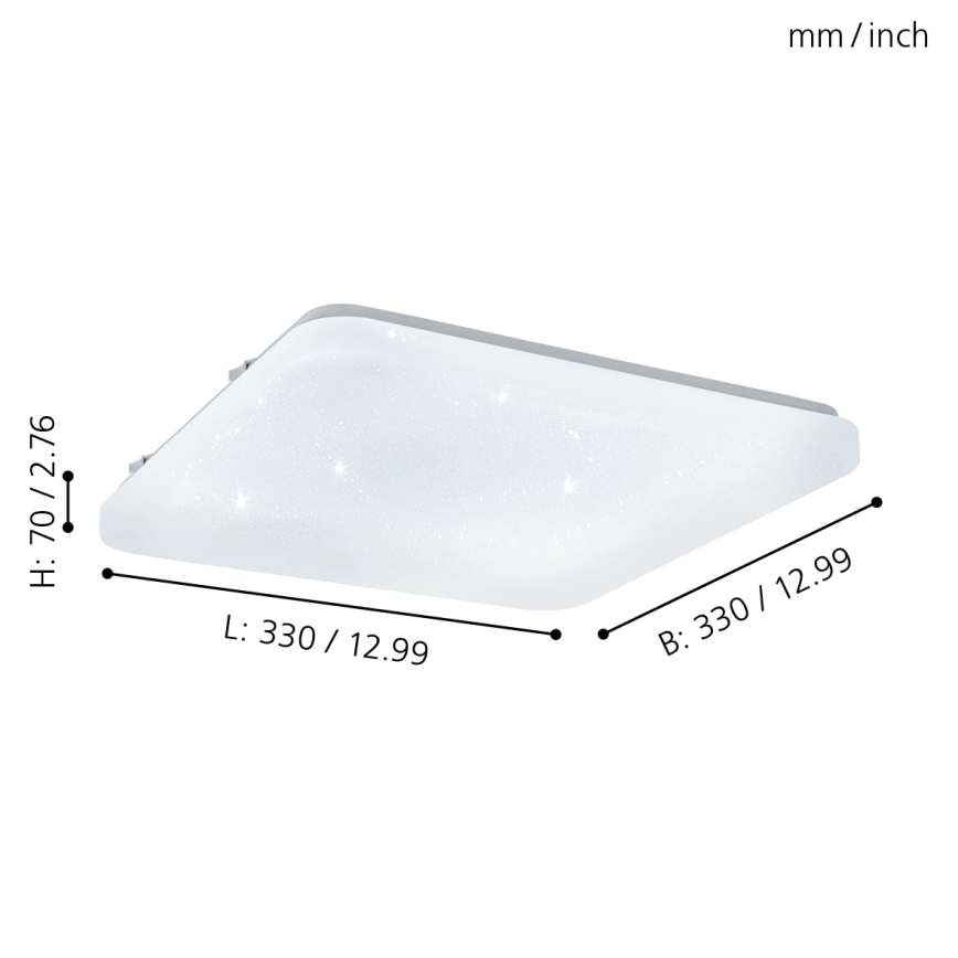 Eglo - LED loftlampe LED/17,3W/230V