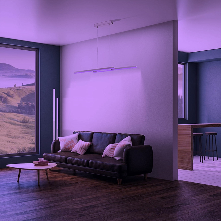 Eglo - LED RGB Dæmpbar loftslampe på kabel FRAIOLI-C 2xLED/17W/230V
