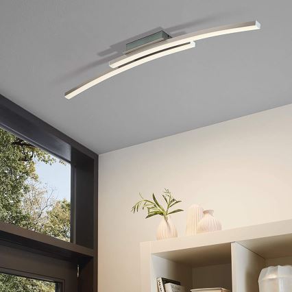 Eglo 97909 - Dæmpbar LED RGB overflademonteret loftlampe FRAIOLI-C 2xLED/17W/230V