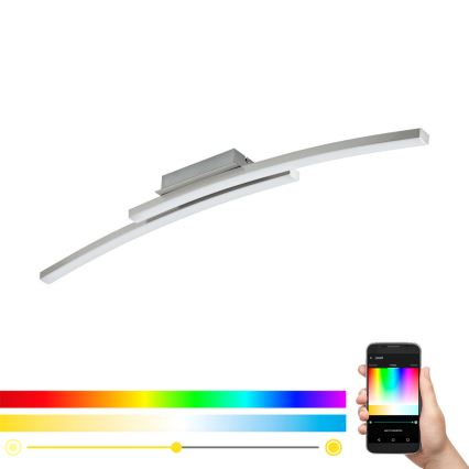 Eglo 97909 - LED RGB, dæmpbar påbygget loftlampe FRAIOLI-C LED/34W/230V