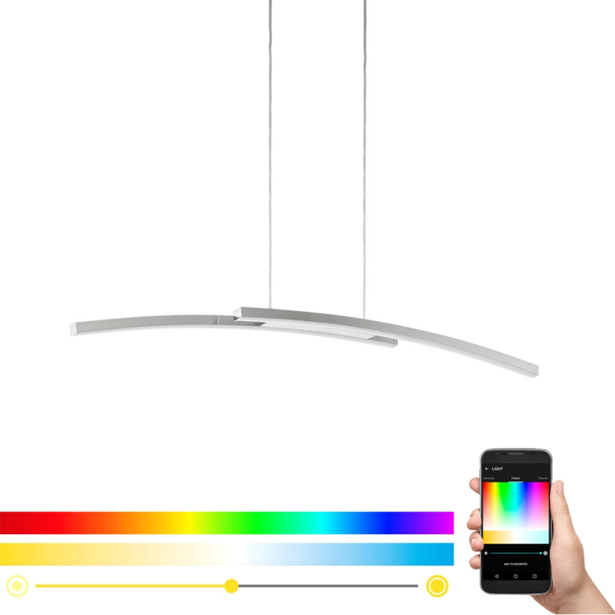 Eglo - LED pendel dæmpbar RGB-farver FRAIOLI-C 2xLED/17W/230V