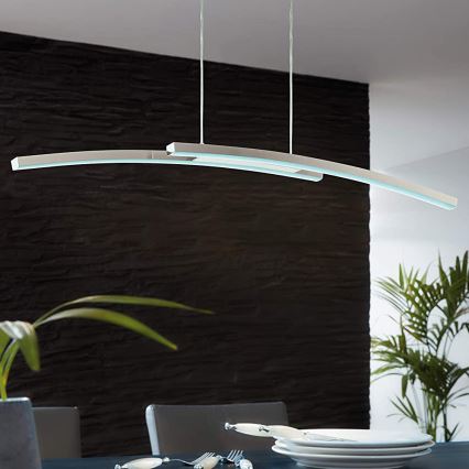 Eglo 97911 - LED RGB Dæmpbar pendel med wireophæng FRAIOLI-C 2xLED/17W/230V