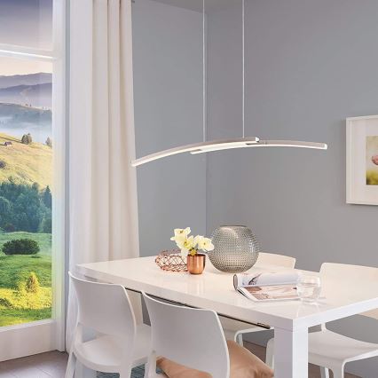 Eglo 97911 - LED RGB Dæmpbar pendel med wireophæng FRAIOLI-C 2xLED/17W/230V