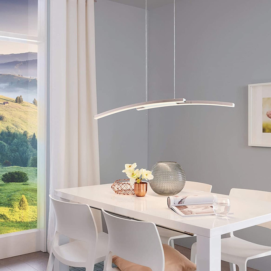 Eglo 97911 - LED RGB Dæmpbar pendel med wireophæng FRAIOLI-C 2xLED/17W/230V