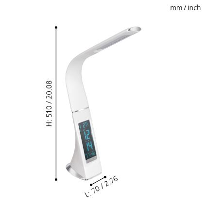 Eglo - LED bordlampe dæmpbar LED/3,2W/230V