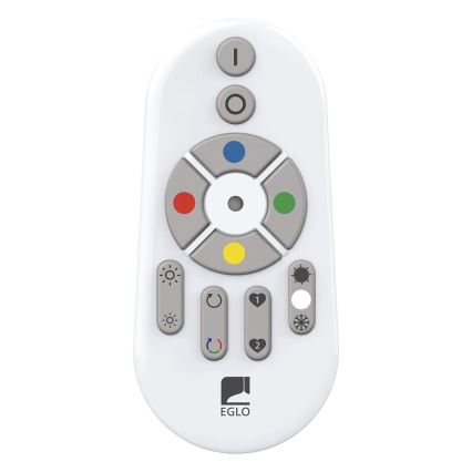 Eglo 97921 - LED RGB dæmpbar loftlampe TOTARI-C LED/34W/230V + fjernbetjening