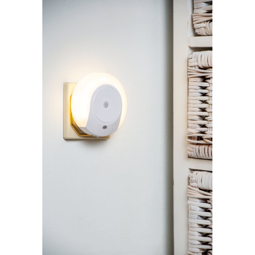 Eglo - LED natlampe med sensor 2xLED/0,4W/230V 3000K