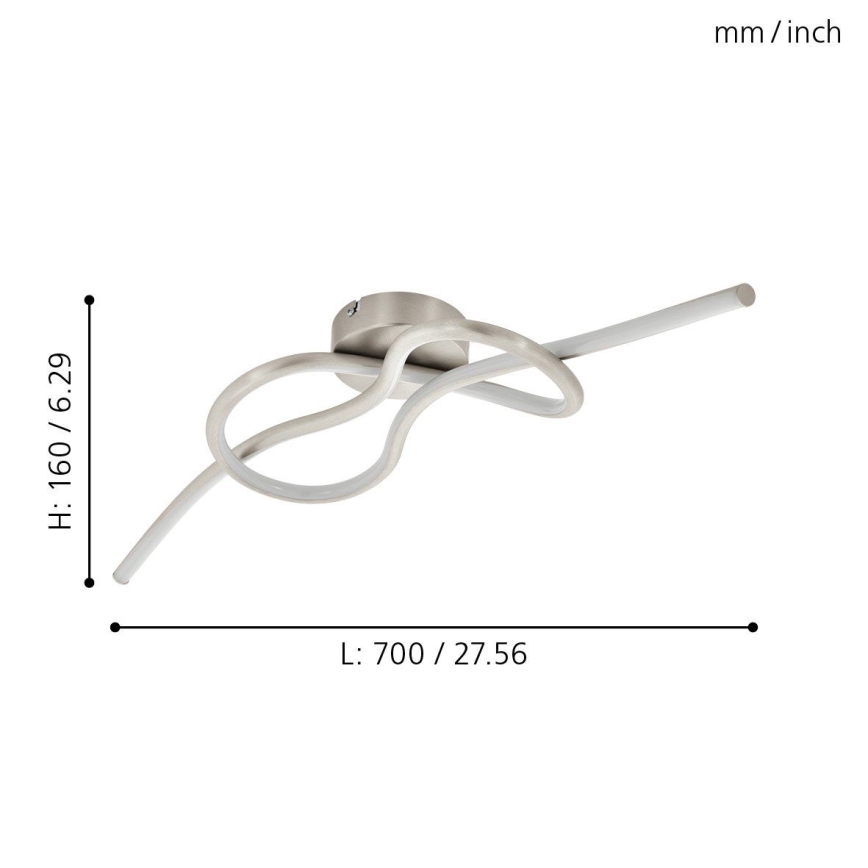 Eglo - LED fastmonteret lysekrone LED/13W/230V