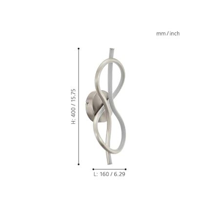 Eglo - LED væglampe LED/10W/230V