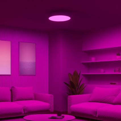 Eglo 98045 - LED RGB dæmpbar loftlampe RIODEVA-C LED/27W/230V