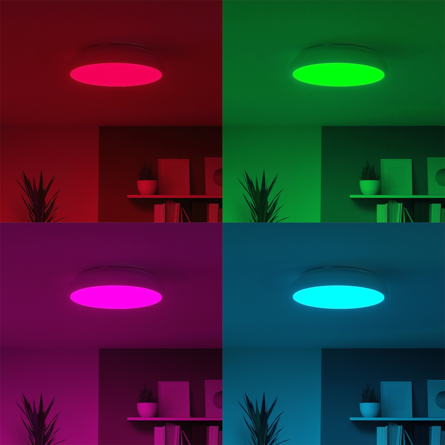Eglo 98045 - LED RGB dæmpbar loftlampe RIODEVA-C LED/27W/230V