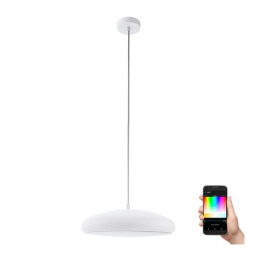Eglo 98046 - LED RGB dæmpbar pendel på kabel RIODEVA-C LED/27W/230V