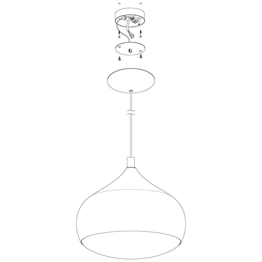Eglo - LED pendel dæmpbar RGBW-farver COMBA-C LED/18W/230V Bluetooth