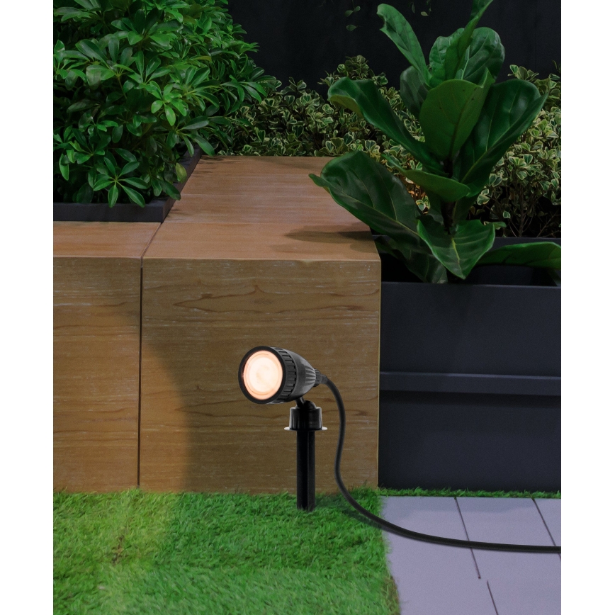 Eglo 98052 - LED RGB udendørslampe NEMA-C 1xGU10/5W/230V IP44