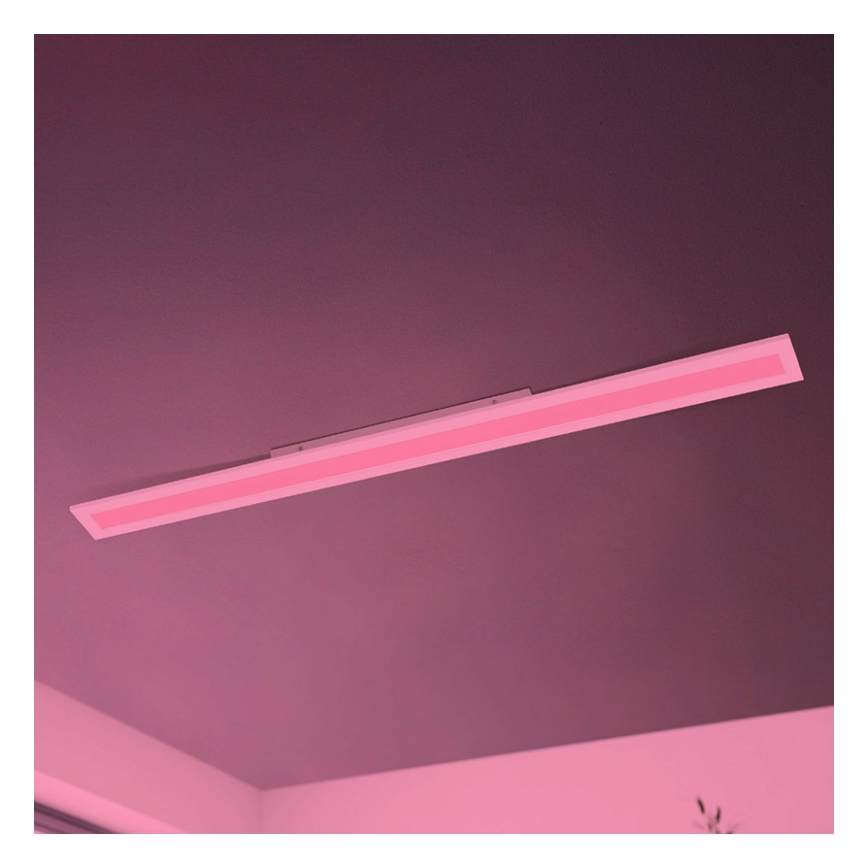 Eglo - LED panel dæmpbart RGBW-farver SALOBRENA-C LED/34W/230V + fjernbetjening