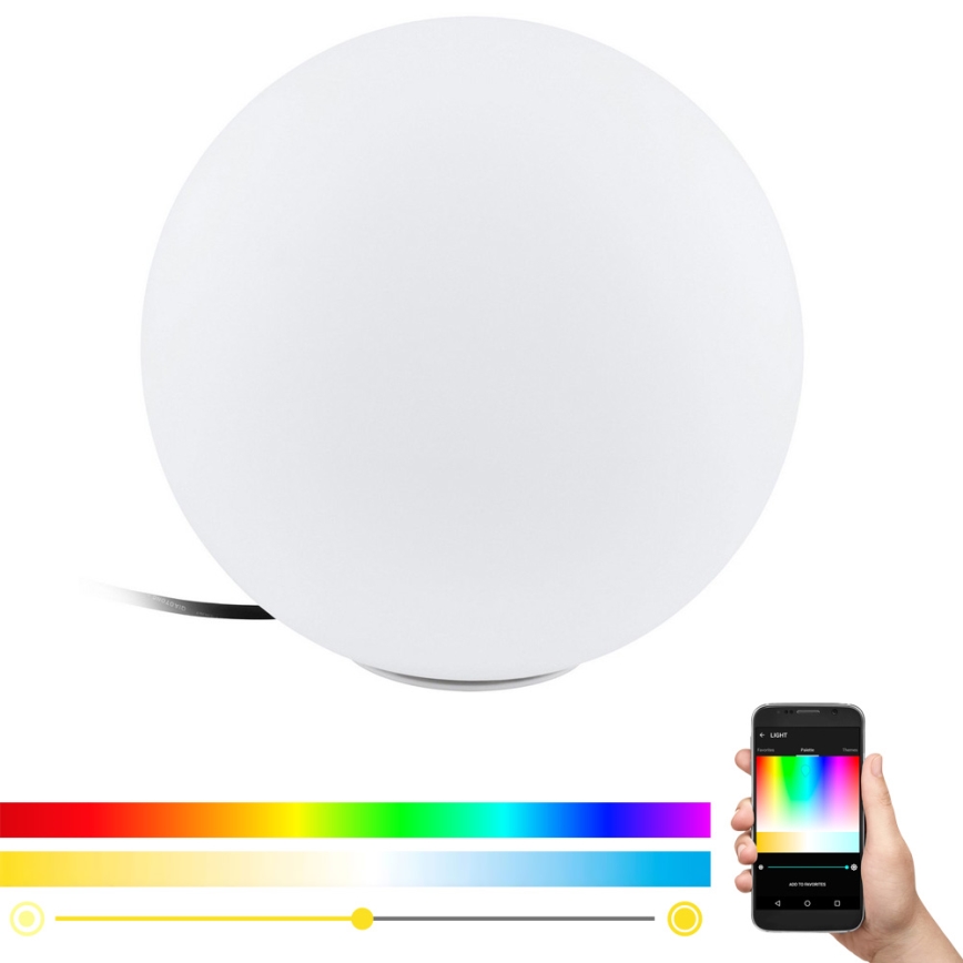 Eglo 98106 - LED RGBW Udendørslampe MONTEROLO-C LED/9W/230V IP65 Ø390 mm