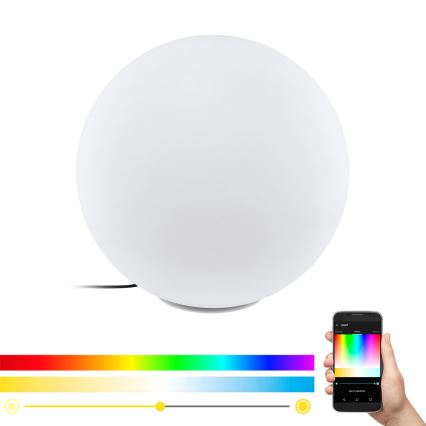 Eglo 98108 - LED RGBW udendørslampe MONTEROLO-C 1xLED/9W/230V IP65 Ø 600 mm