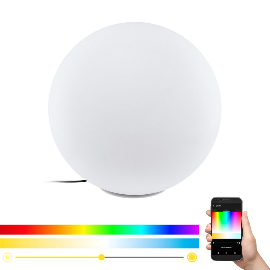 Eglo 98108 - LED RGBW udendørslampe MONTEROLO-C 1xLED/9W/230V IP65 Ø 600 mm