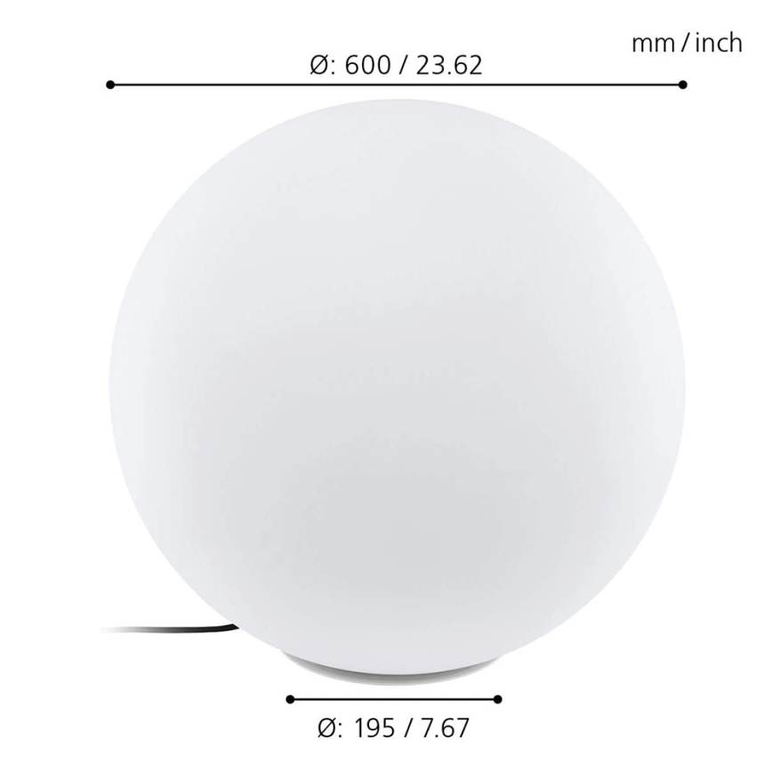 Eglo - LED udendørslampe RGBW-farver MONTEROLO-C 1xLED/9W/230V IP65