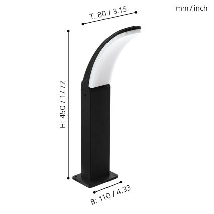 Eglo - Udendørs LED lampe LED/11W/230V IP44