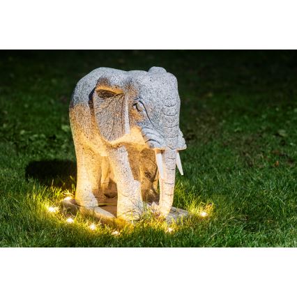 Eglo - Udendørs LED lyskæde 9xLED 10m IP65 varm hvid