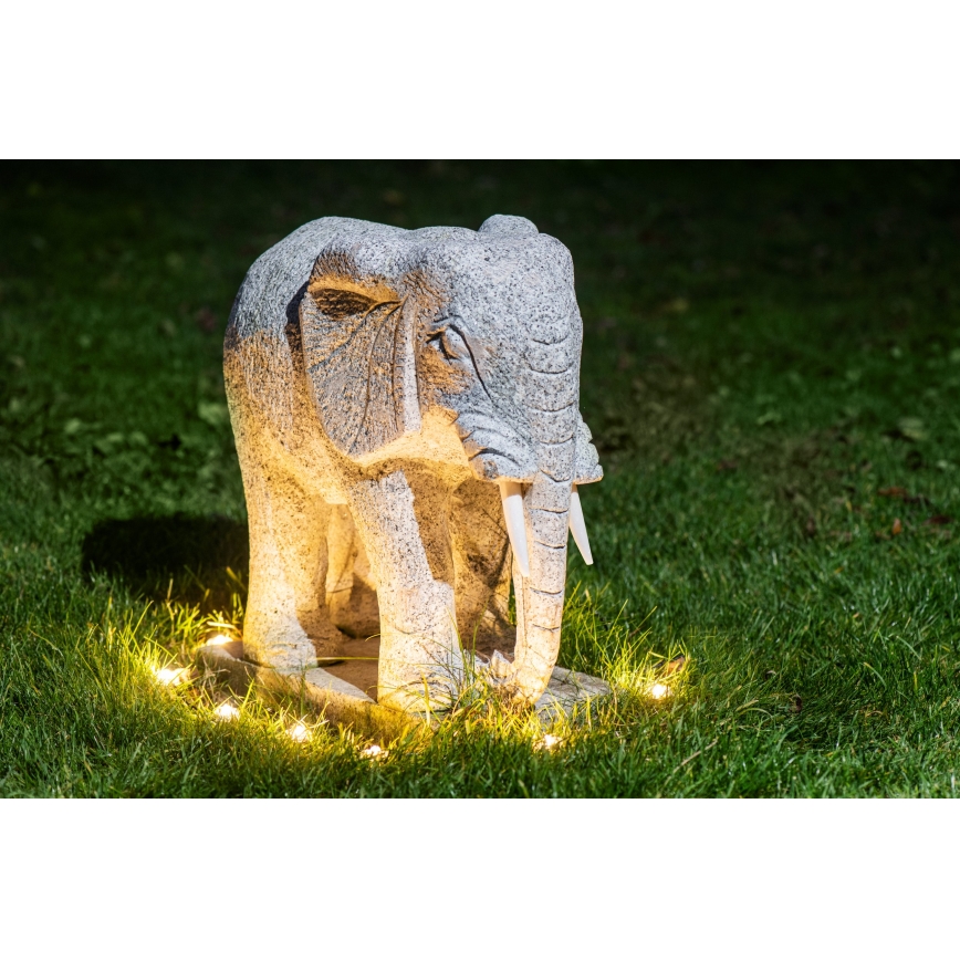 Eglo - Udendørs LED lyskæde 9xLED 10m IP65 varm hvid