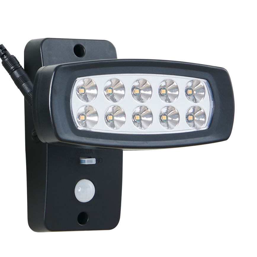 Eglo - Soldrevet LED væglampe med sensor LED/1,2V 600 mAh IP44