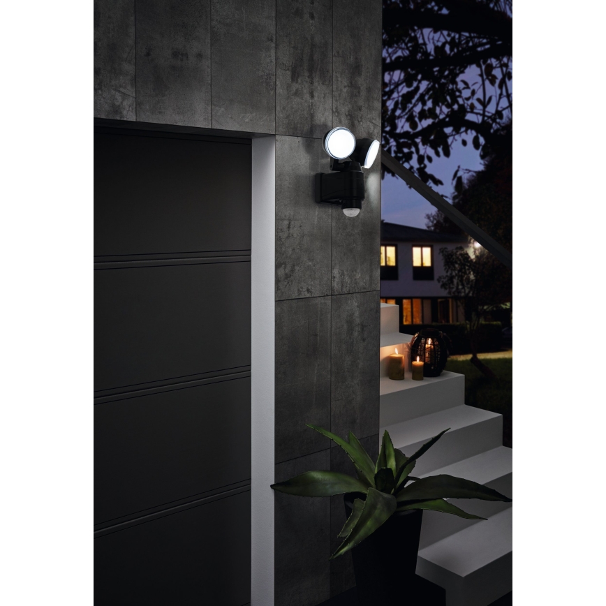 Eglo - LED udendørslampe med sensor 2xLED/4W/4xLR1IP44