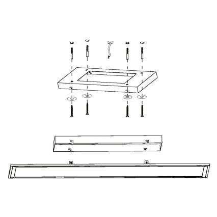 Eglo - LED lysdæmper panel LED/30W/230V + fjernbetjening