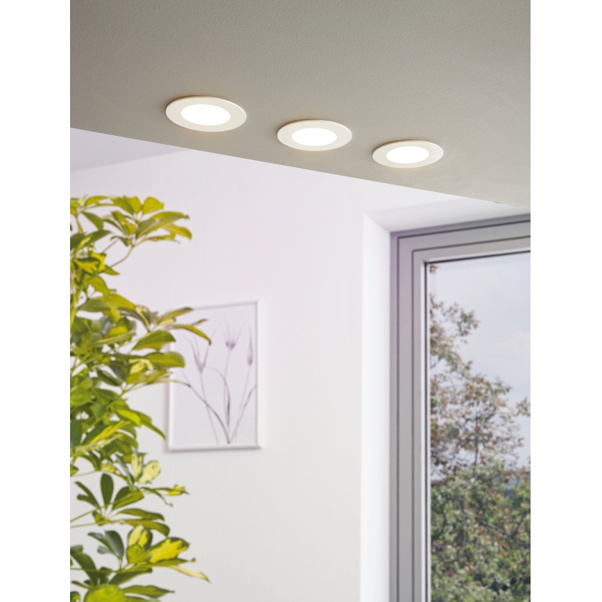 Eglo - LED dæmpbart indbygningsspot LED/5W/230V + fjernbetjening