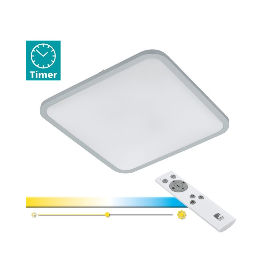 Eglo 98258 - Dæmpbar LED-loftlampe COGOLETO LED/30W/230V + fjernbetjening