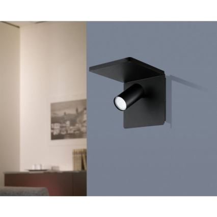 Eglo - LED væglampe med trådløs opladning 1xGU10/5W/230V