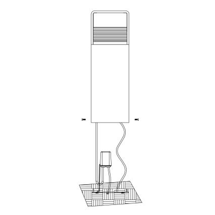 Eglo - Udendørs LED lampe LED/5W/230V IP44