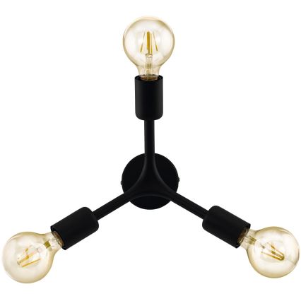 Eglo - Fastmonteret lysekrone 3xE27/60W/230V