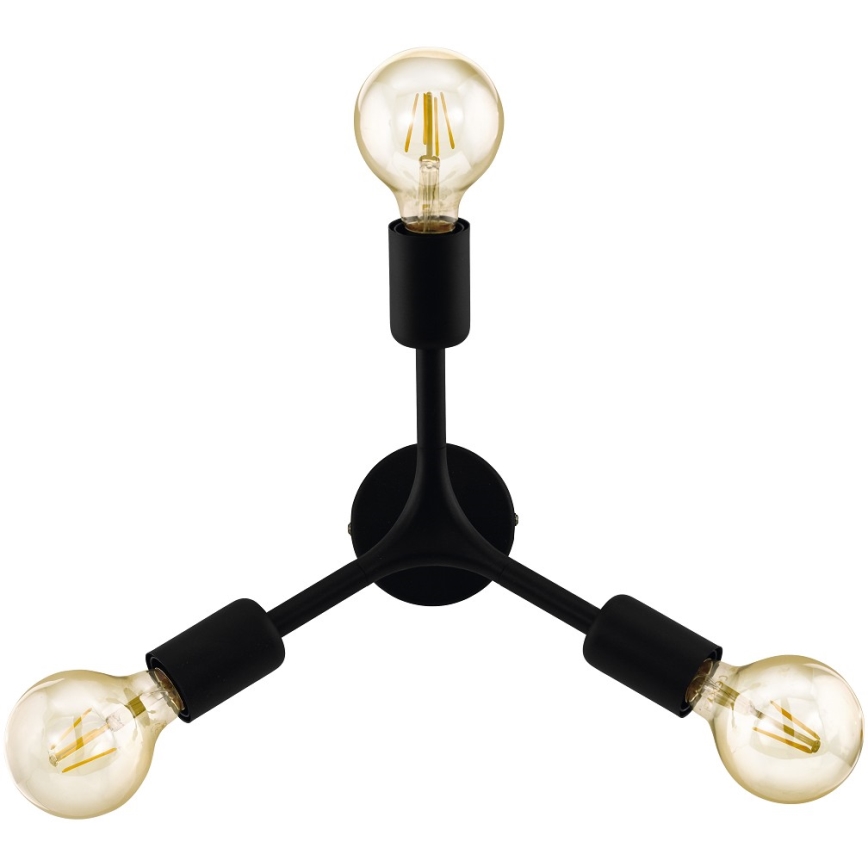 Eglo - Fastmonteret lysekrone 3xE27/60W/230V