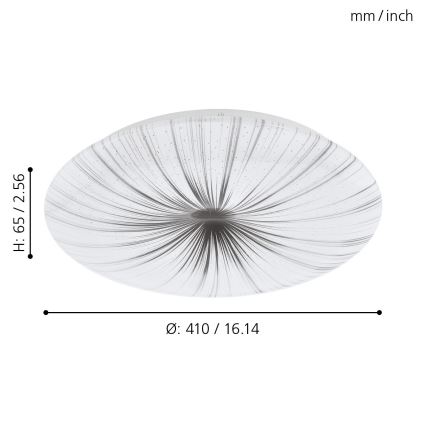 Eglo - LED loftlampe LED/19,5W/230V