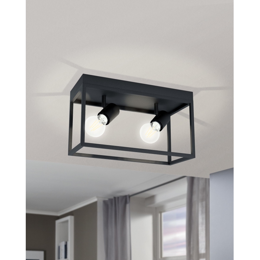 Eglo - Lofts lys 2xE27/40W/230V
